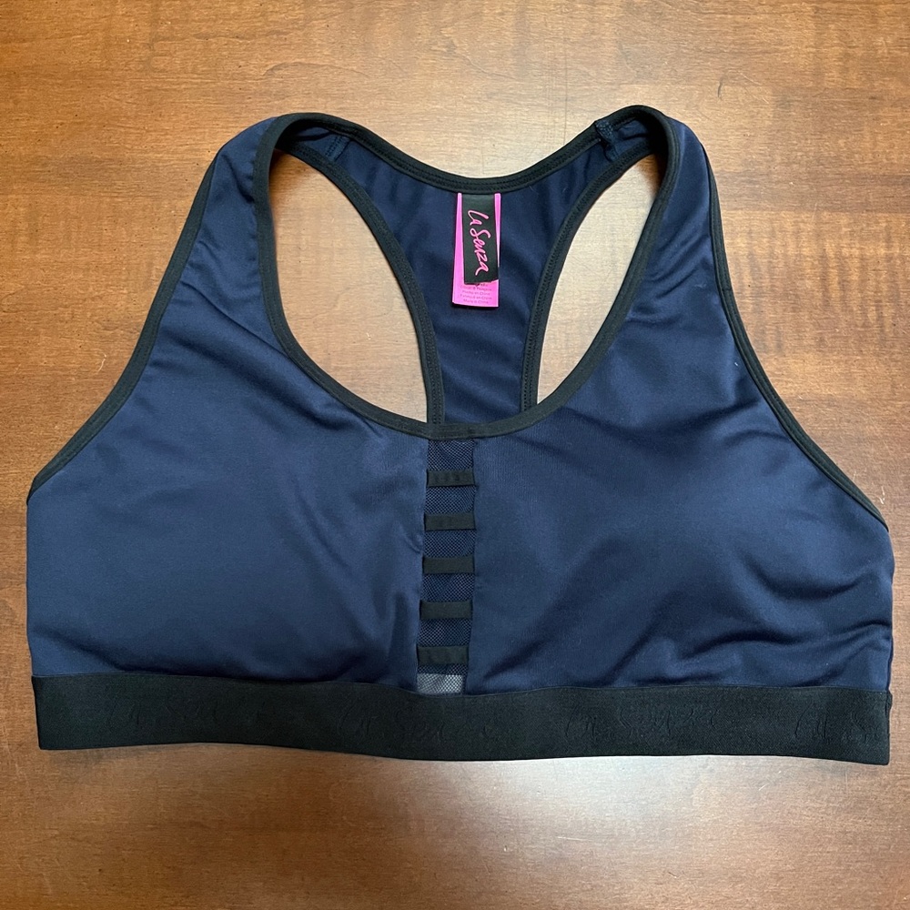 La SENZA Navy and Black Sports Bra
